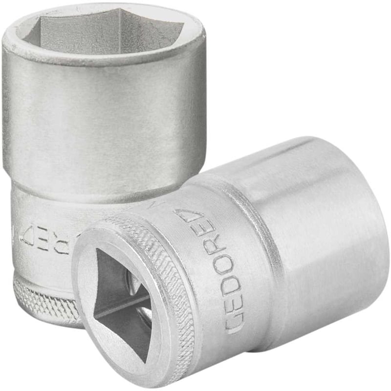 Soquete sextavado com encaixe de 1/2", 20 mm, 015015