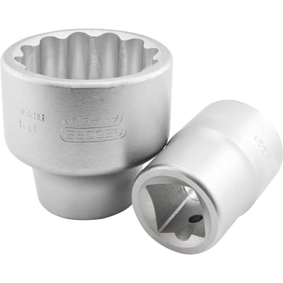 Soquete estriado com encaixe de 1", 41 mm, 018.002