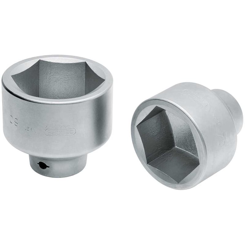 Soquete sextavado com encaixe de 3/4", 19 mm, 017401