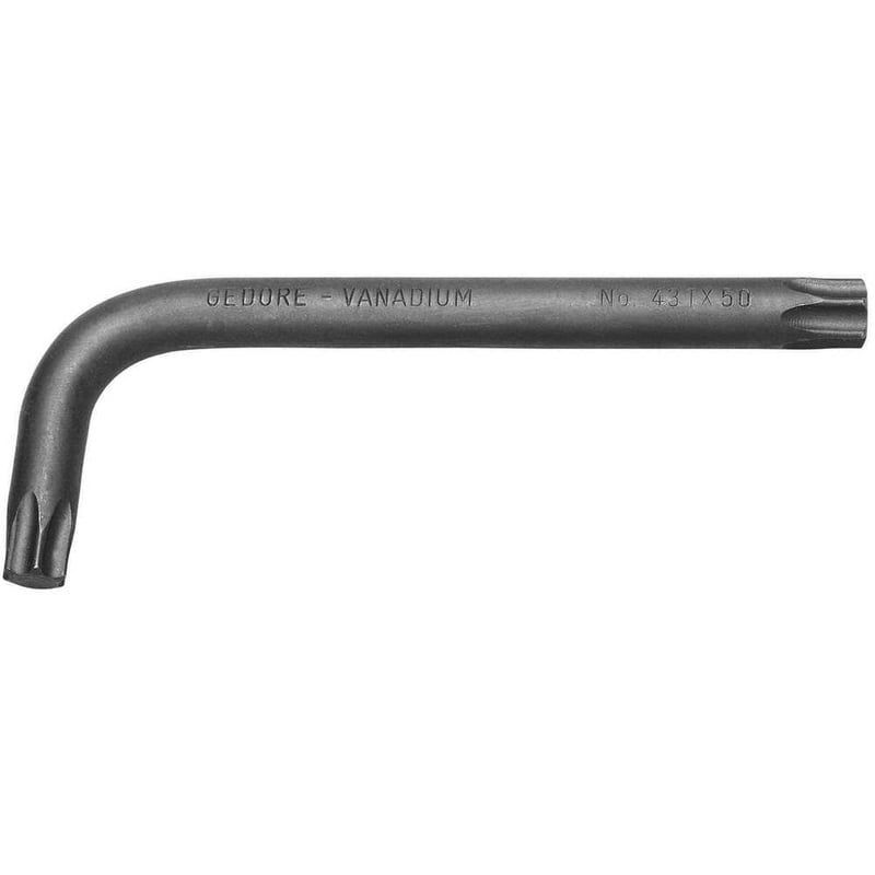 Chave hexalobular T27 tipo L, 43TX