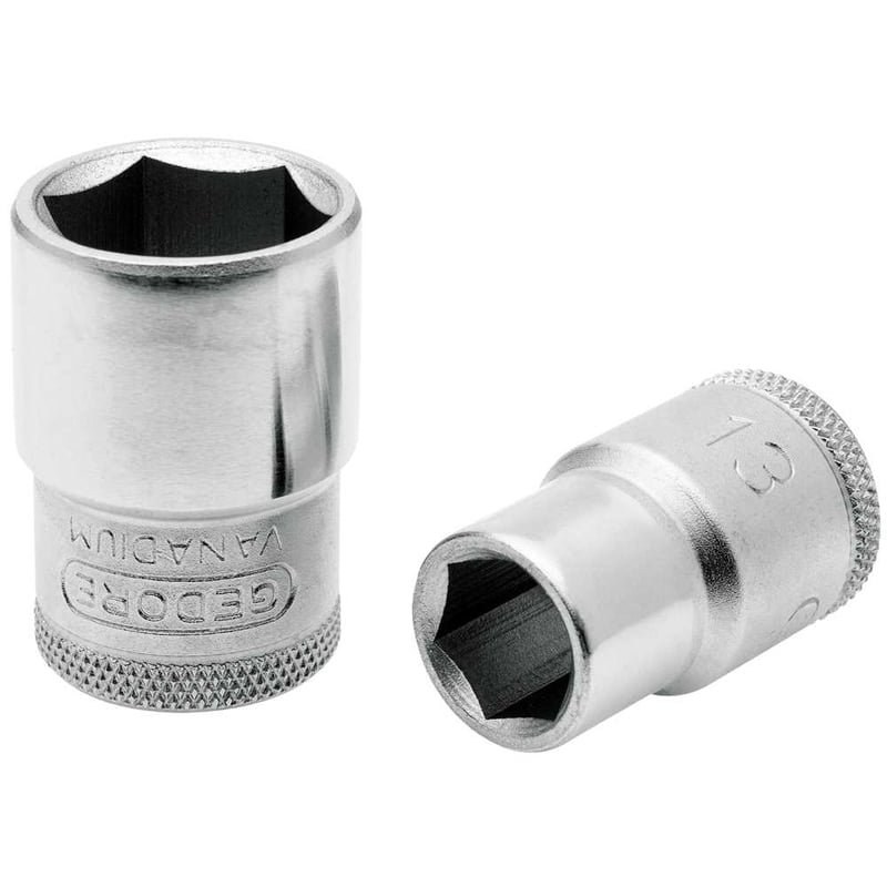 Soquete sextavado com encaixe de 1/2" x 5/16" em aço cromo vanádio