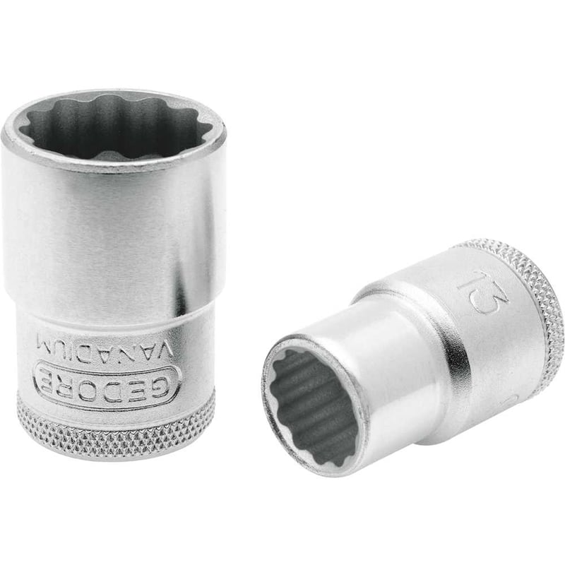 Soquete estriado, com encaixe de 1/2", 5/16"