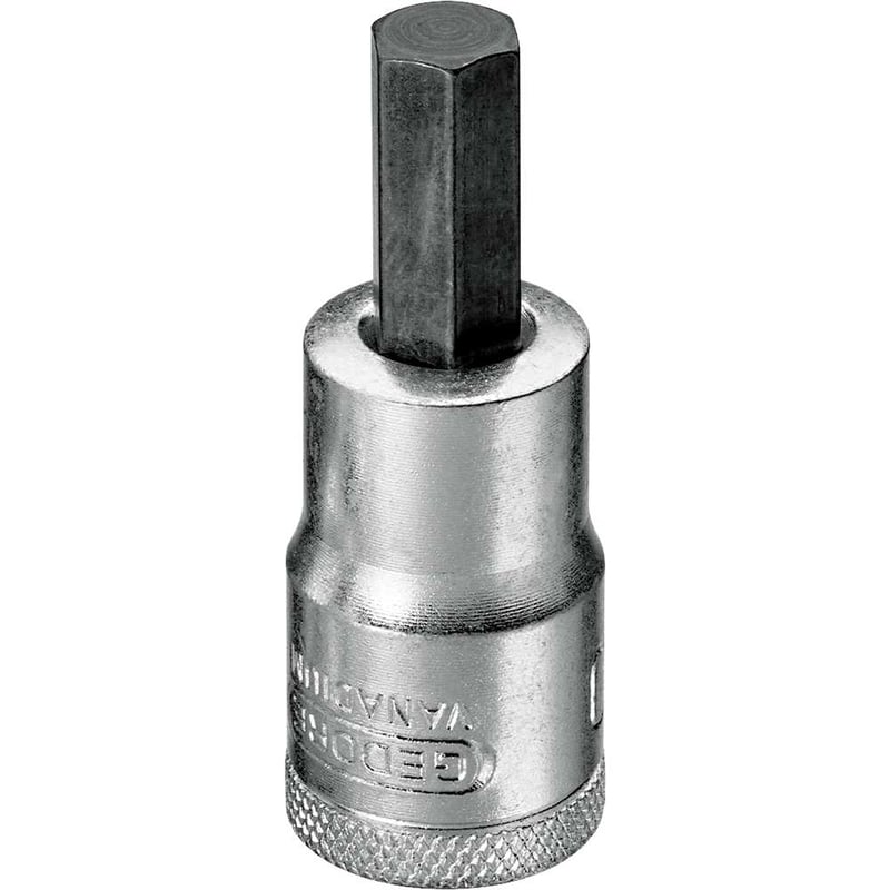 Soquete hexagonal 1/4", encaixe 1/2", IN19
