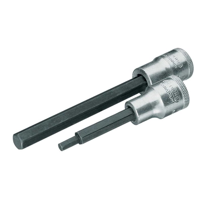Soquete hexagonal longo 5/16", com encaixe 1/2", IN19L 016440