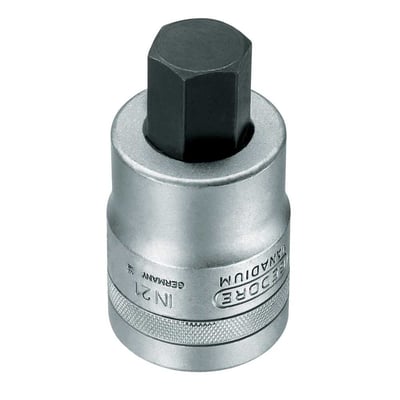 Soquete hexagonal 19,0 mm, encaixe de 1", IN21