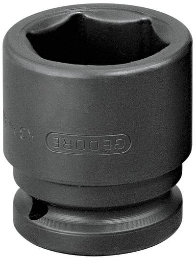 Soquete sextavado de impacto curto, 1.1/4", com encaixe 3/4", 020061