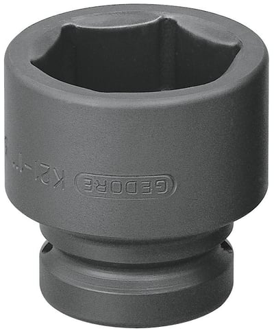 Soquete sextavado de impacto curto, 1.1/2", com encaixe 1", 021065