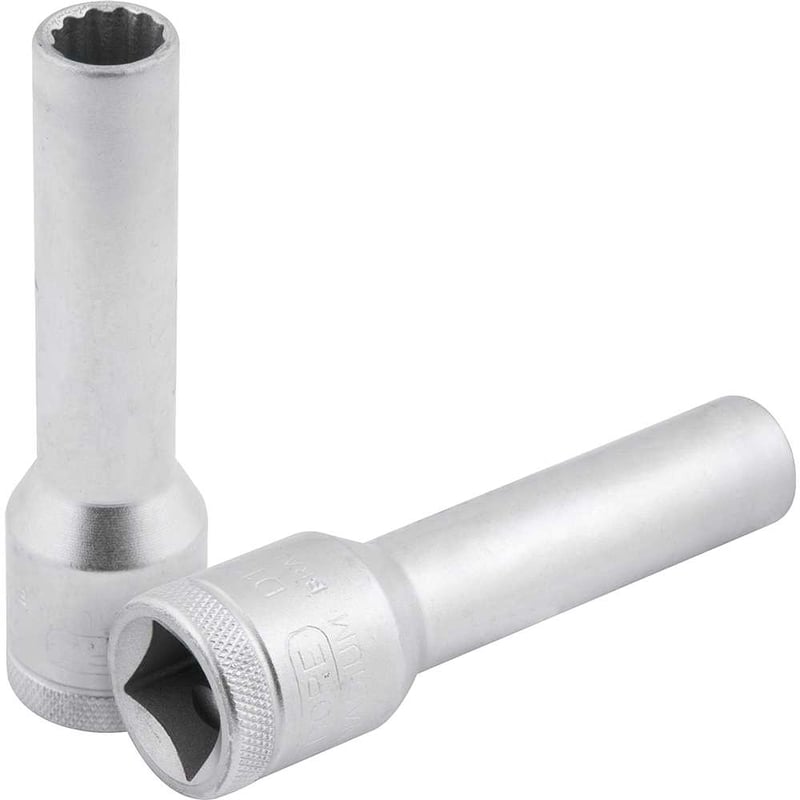 Soquete estriado longo 10 mm, com encaixe de 1/2", 015705