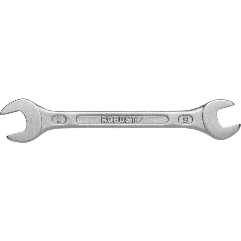 Chave fixa, 8 mm x 9mm, aço especial, niquelado e cromado, S05120809 3370001