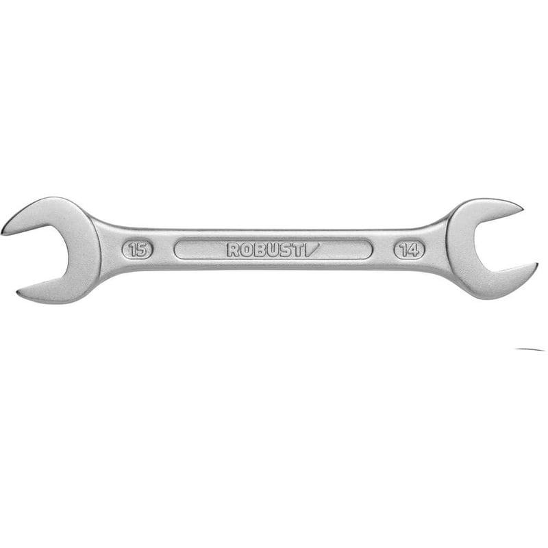 Chave fixa, 14 mm x 15mm, aço especial, niquelado e cromado, S05121415 3370004