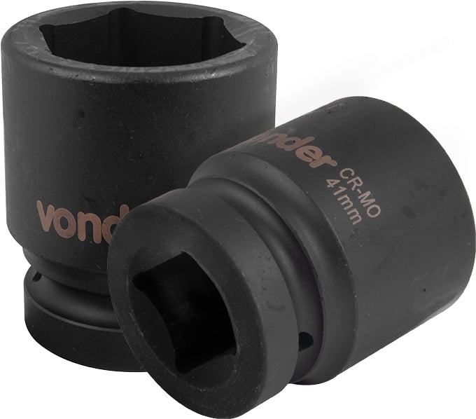 Soquete sextavado de impacto, encaixe de 1" x 41,0 mm