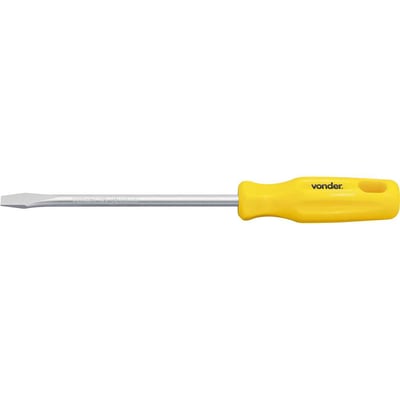 Chave de fenda 5/16" x 6", aço cromo vanádio, com ponta magnetizada