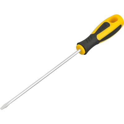 Chave de fenda 1/8" x 5", aço cromo vanádio, cabo emborrachado, com ponta magnetizada