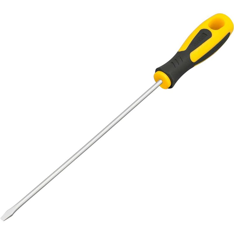 Chave de fenda 1/8" x 6", aço cromo vanádio, cabo emborrachado, com ponta magnetizada