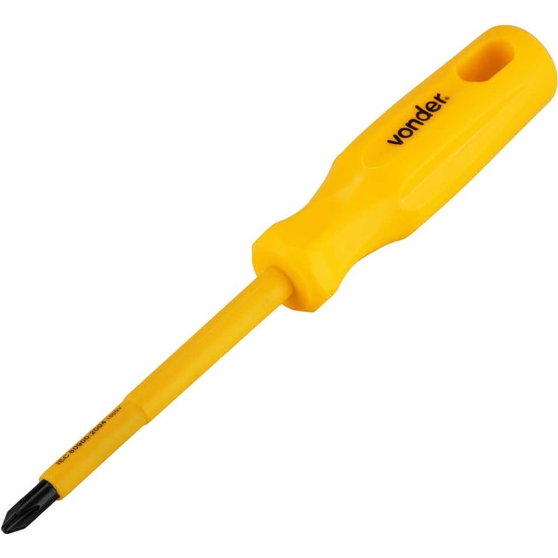 Chave phillips com haste isolada 1/4" x 4"