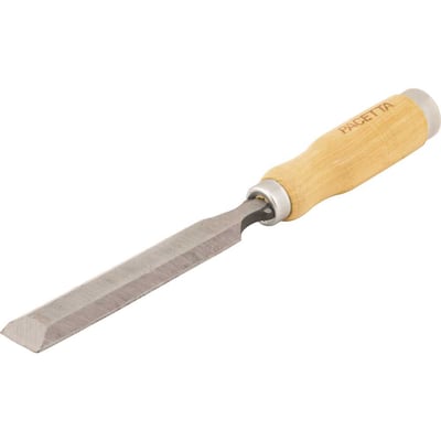 Formão chanfrado reto 3/4", com cabo em madeira