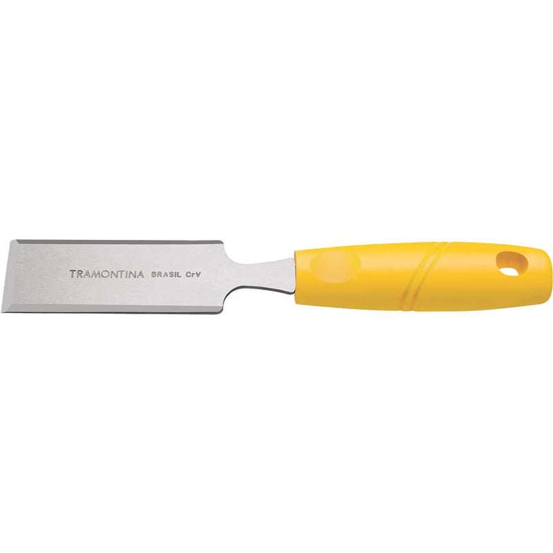 Formão chanfrado reto 3/8", com cabo plástico, 43335002 TRAMONTINA