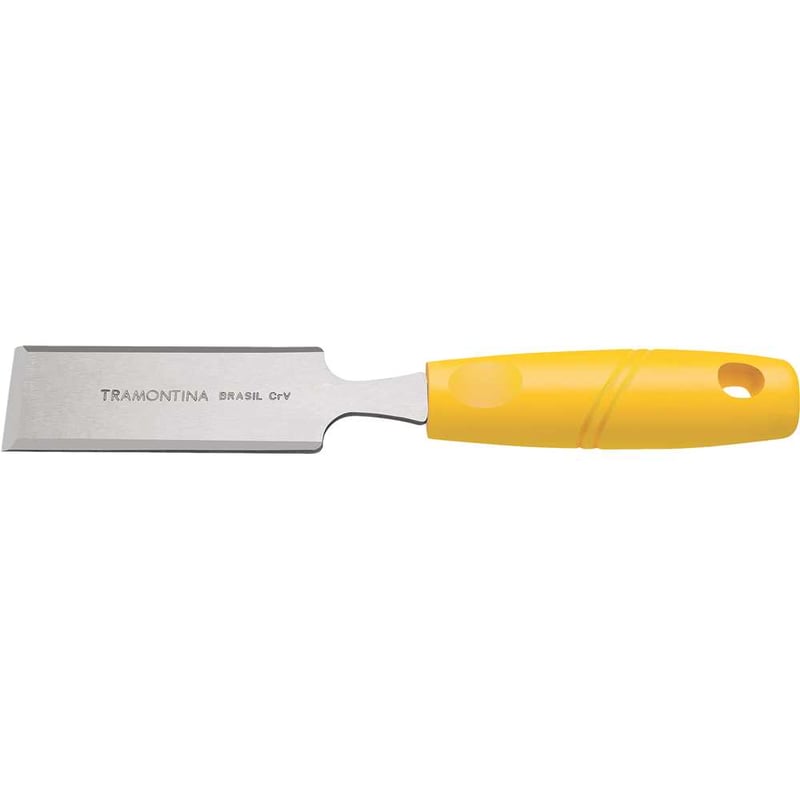 Formão chanfrado reto 7/8", com cabo plástico, 43335006 TRAMONTINA