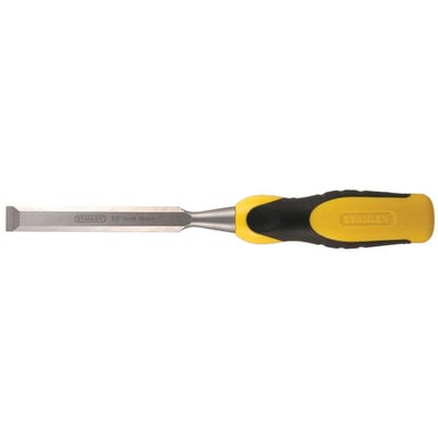 Formão chanfrado reto 7/8", com cabo em polipropileno e borracha termoplástica