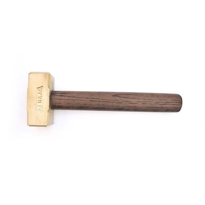 Marreta de bronze de 1 kg, com cabo de madeira, antifaiscante