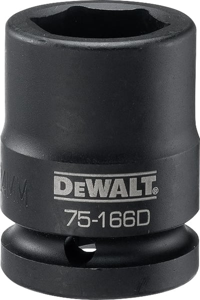 Soquete sextavado de impacto, curto, encaixe 3/4", 24 mm, DWMT75166OSP