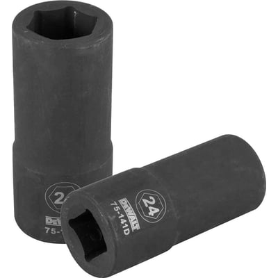 Soquete sextavado de impacto, longo, encaixe 3/4", 24 mm, DWMT75141OSP