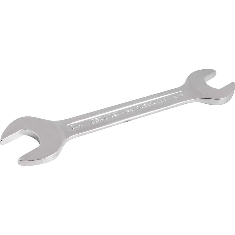 Chave fixa, 5/8" x 3/4", aço cromo vanádio, niquelado e cromado