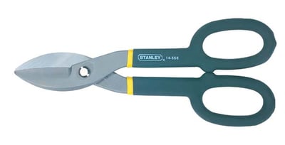 Tesoura 12", para chapas, modelo americano, corte reto