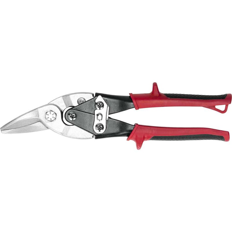 Tesoura 10", para chapas, modelo aviação, corte à esquerda