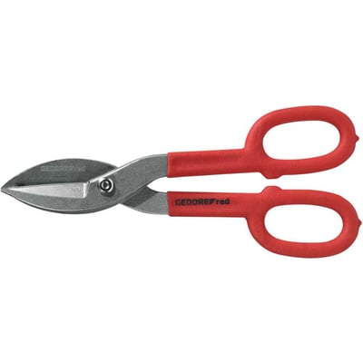 Tesoura 10", para chapas, modelo americano, corte reto