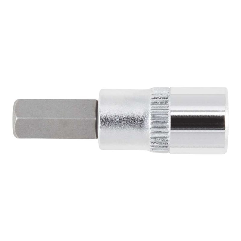 Soquete hexagonal 4,0 mm, encaixe de 1/4"