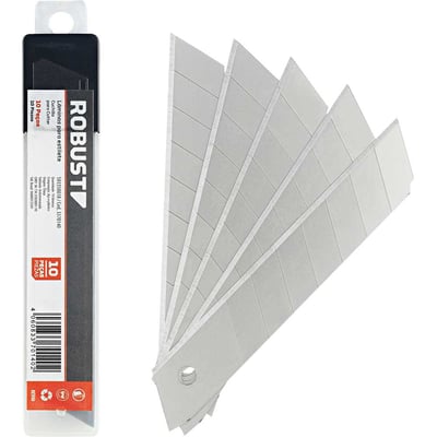 Lâmina para estilete 18 mm x 180 mm, com 10 peças, 3370140