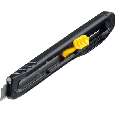 Estilete retrátil com trava automática, 1 lâmina de 9 mm, corpo plástico, STHT10322-840