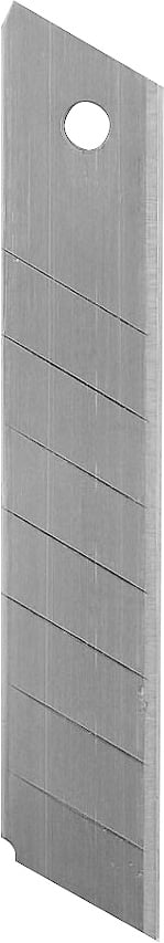 Lâmina para estilete aço carbono, 18 mm, 10 peças, 10504562