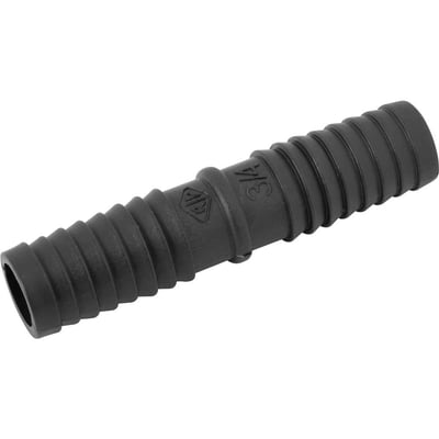 Emenda, união interna para mangueira 3/4", polipropileno preto, UN52N, REBOUÇAS