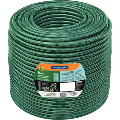 Mangueira PVC para jardim, 1/2" x 200 m, verde, 79170520