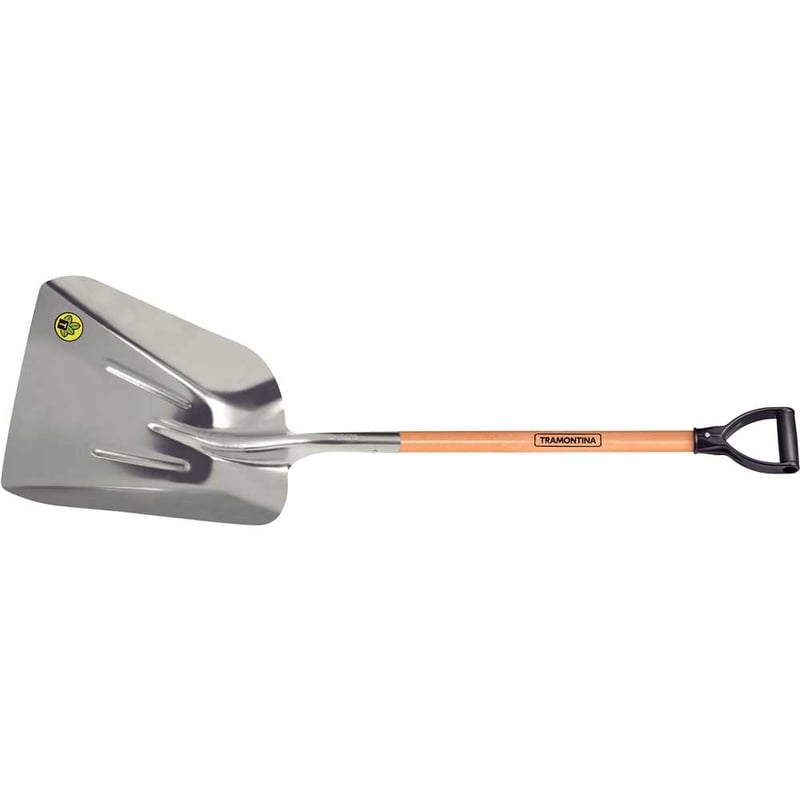 Pá para carvão, 71 cm, com cabo e empunhadura plástica, 77531426