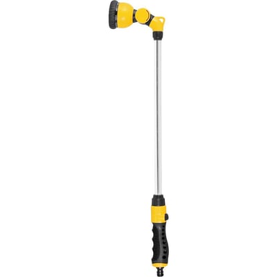 Esguicho plástico para jardim, 10 funções, engate 1/2", com prolongador