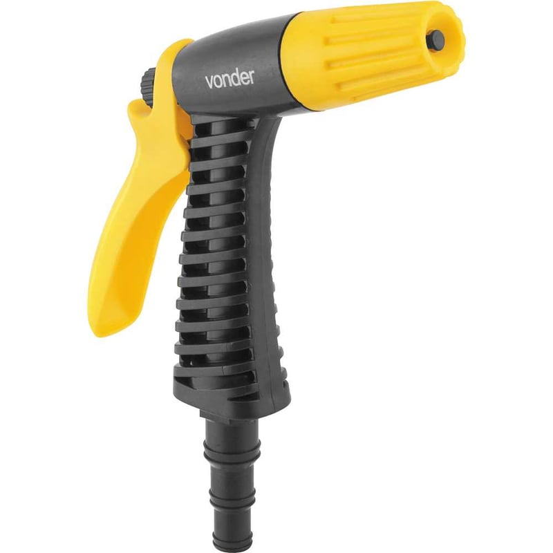Esguicho plástico para jardim, tipo pistola, reforçado, espigão adaptável (1/2" - 5/8" - 3/4")