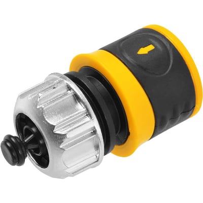 Engate rápido para mangueira 1/2", com bloqueador de fluxo
