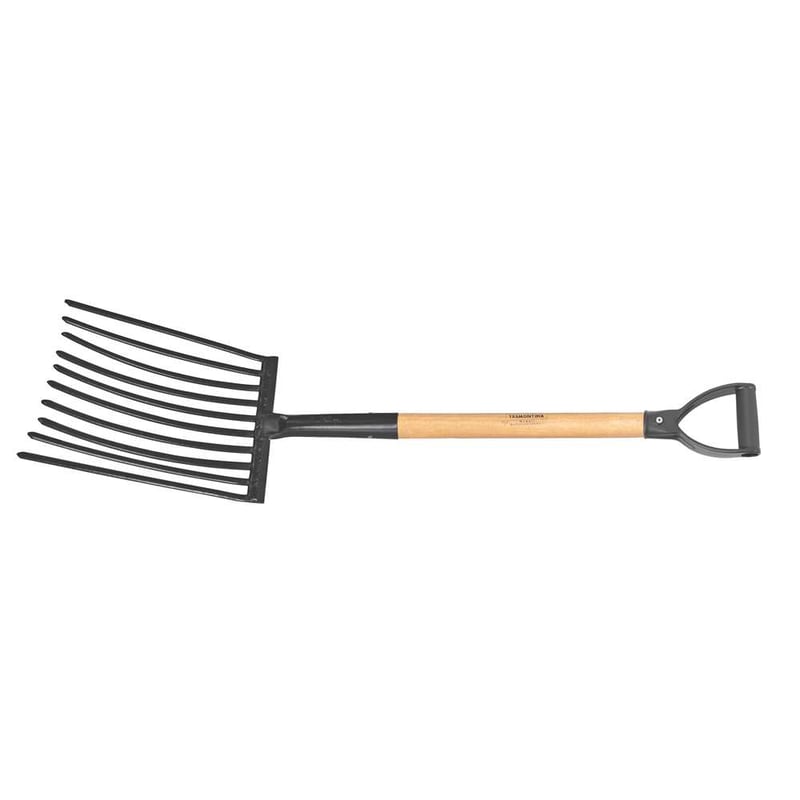 Forcado para cascalho, com cabo, 10 dentes, 77128/504