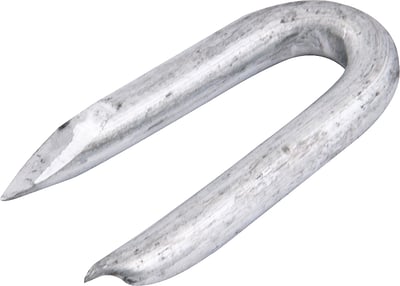 Grampo para cerca 7/8" x 9 BWG (19 JP x 10 LPP), galvanizado