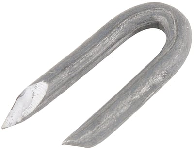 Grampo para cerca, 7/8" x 12 BWG (16 JP x 10 LPP), polido