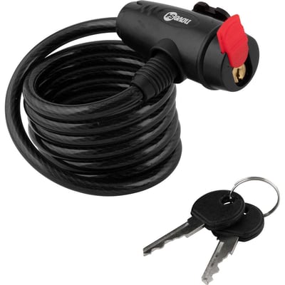 Cadeado para bicicleta, 150 cm, com chave