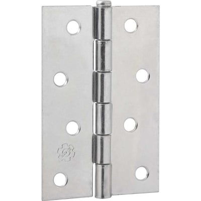 Dobradiça 4" zincada, com 24 peças