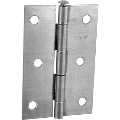 Dobradiça para porta 3", em ferro polido