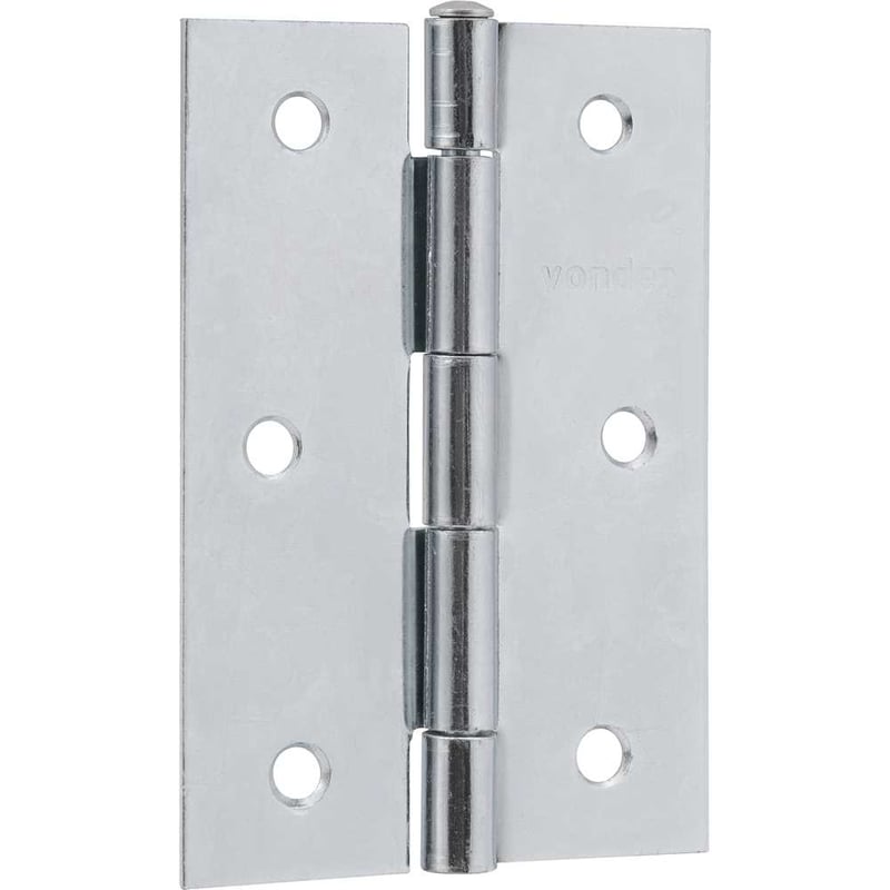 Dobradiça para porta 3.1/2", em ferro zincado
