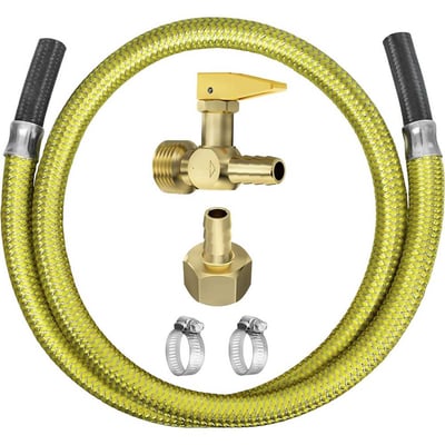 Kit de instalação para gás, 1,25 m, 1/2" "M" NPT, 2303