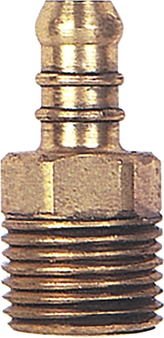 Terminal para mangueira de gás, rosca externa 1/2" NPT x TM 3/8", 3115