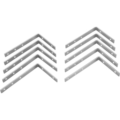 Cantoneira para cortina, 7 cm x 11 cm, zincada